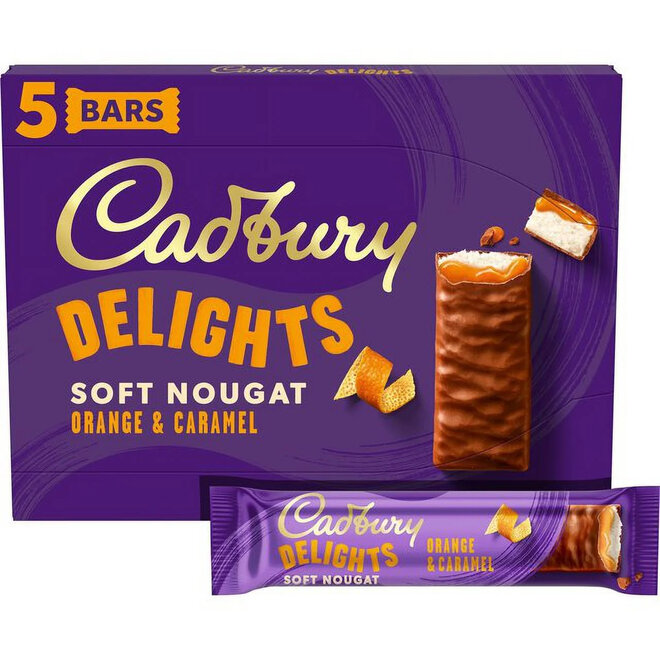 Cadbury Delights Orange & Caramel 5 Pack