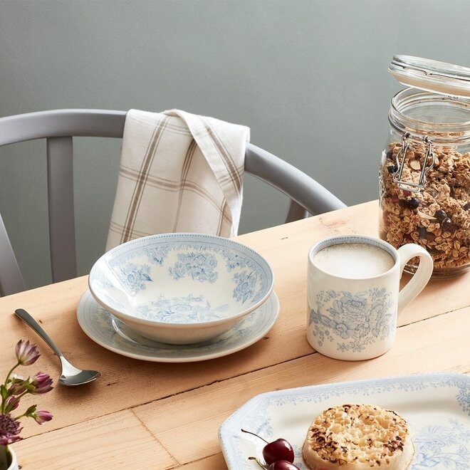 Blue Asiatic Pheasants Pudding & Soup Bowl
