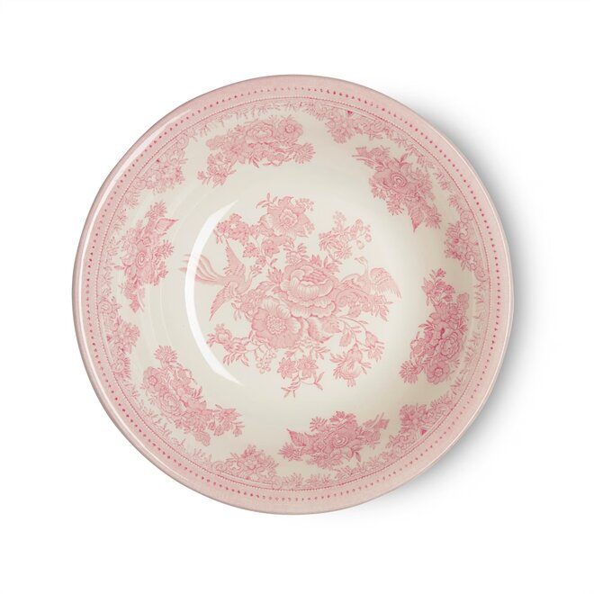 Pink Asiatic Pheasants Pudding & Soup Bowl