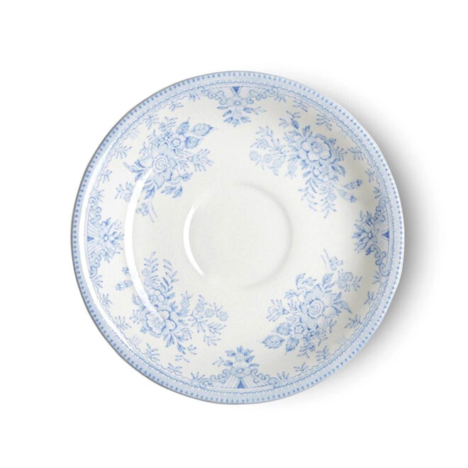 Blue Asiatic Pheasants Teacup & Saucer
