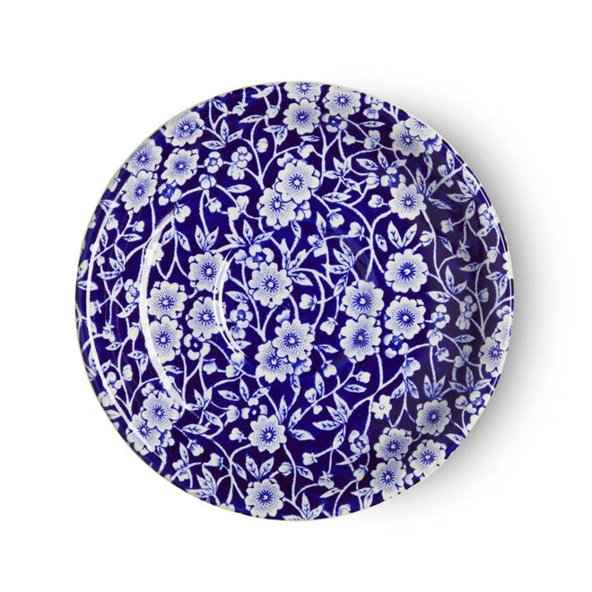 Blue Calico Teacup & Saucer