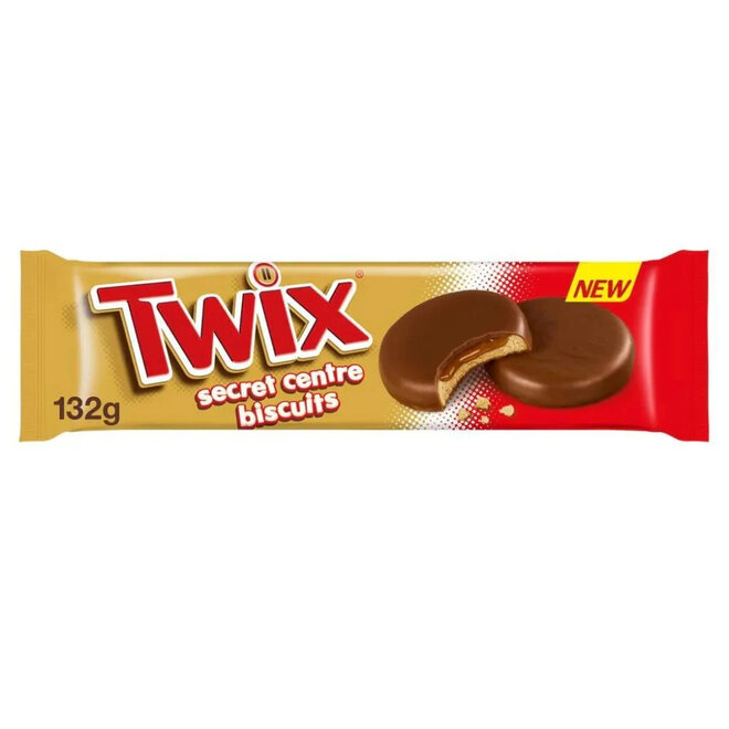 Twix Caramel Secret Center Biscuits 132g