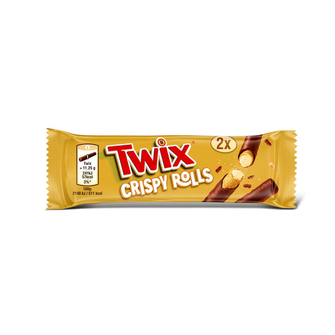 Twix Caramel Crispy Rolls 22g
