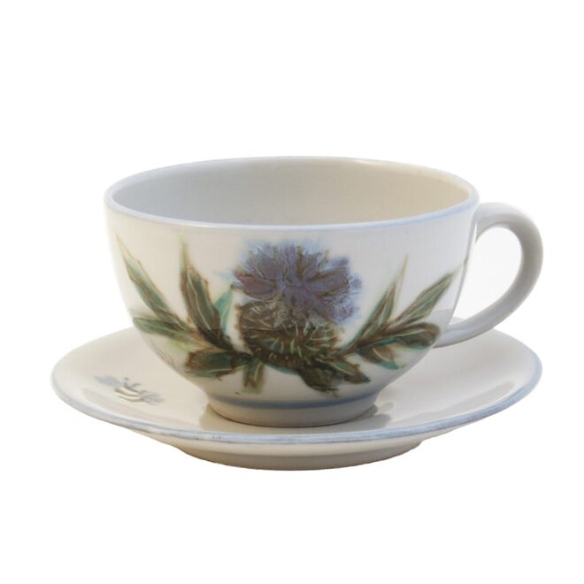 Thistle Cappuccino Cup & Saucer