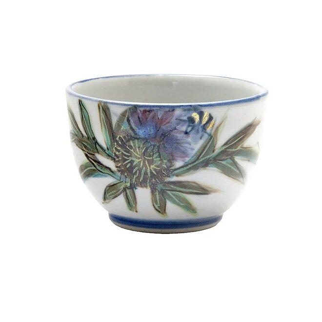 Highland Stoneware Thistle Sugar Bowl