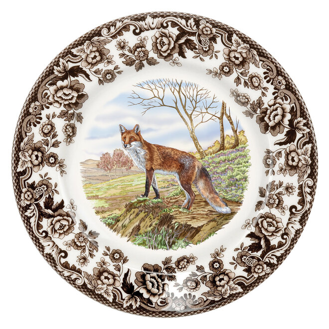 Woodland Salad Plate (Red Fox)