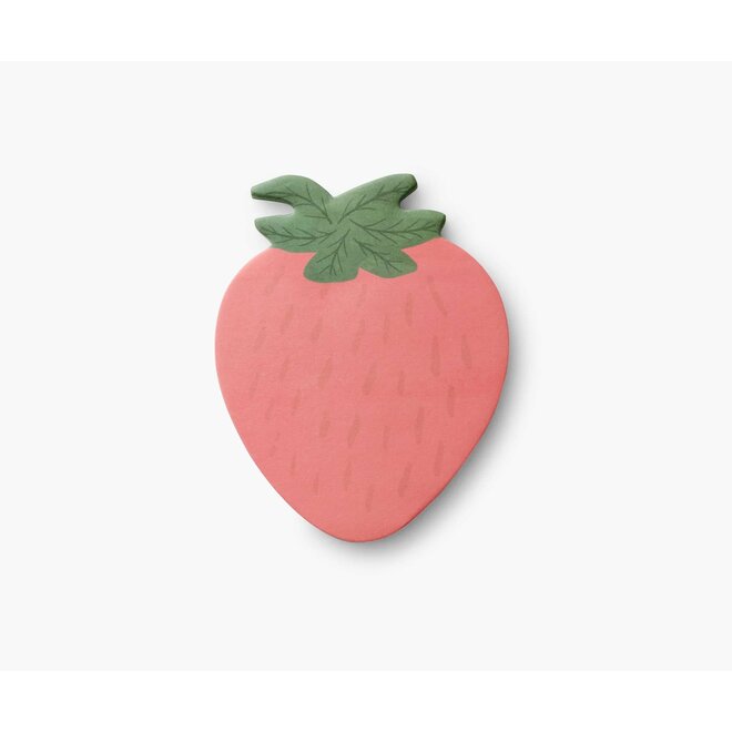 Strawberry-Shaped Sticky Notes