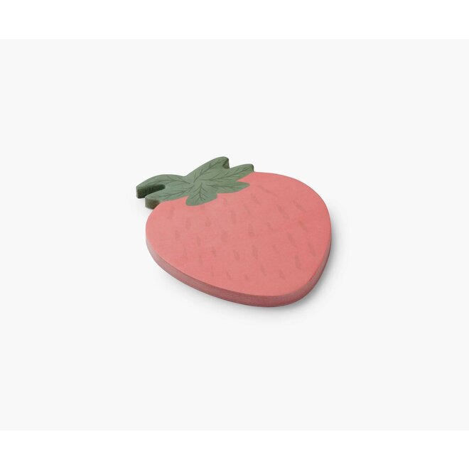 Strawberry-Shaped Sticky Notes