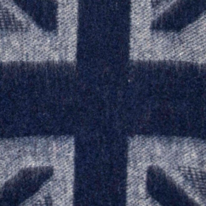Union Jack Pure Brushed  Wool Scarf