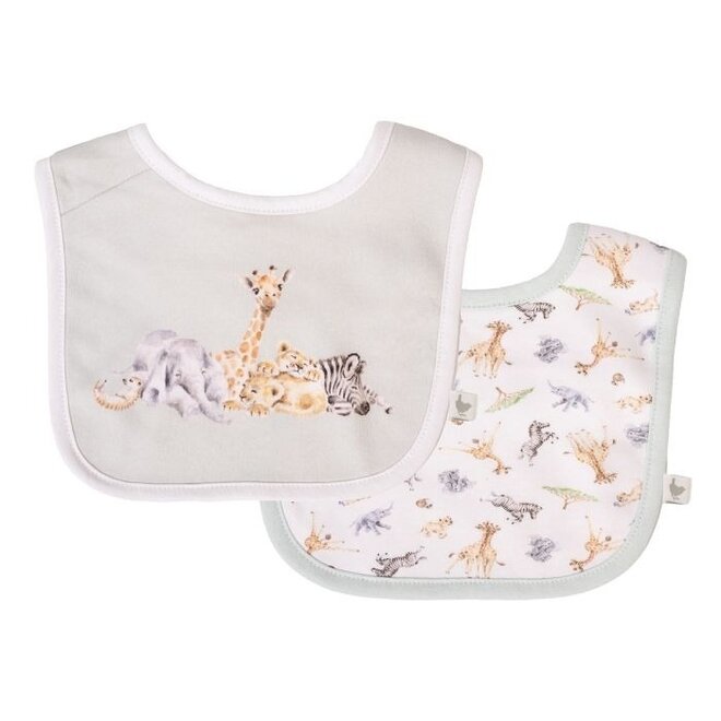 'Little Savannah' Bib Gift Set