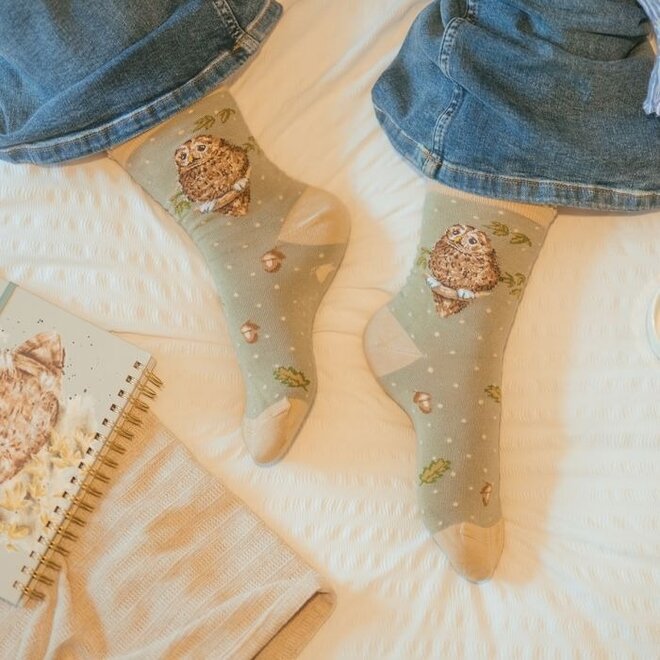 'Treetops' Owl Women's Socks