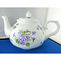 Adderley Ceramics Wild Violet 6 Cup Teapot
