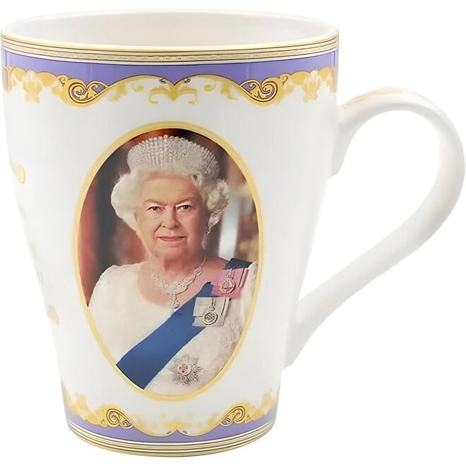 Royal Heritage Queen Elizabeth Angled Mug