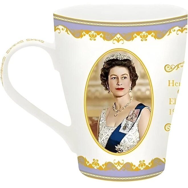 Royal Heritage Queen Elizabeth Angled Mug