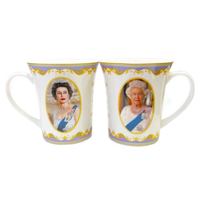 Royal Heritage Queen Elizabeth Angled Mug