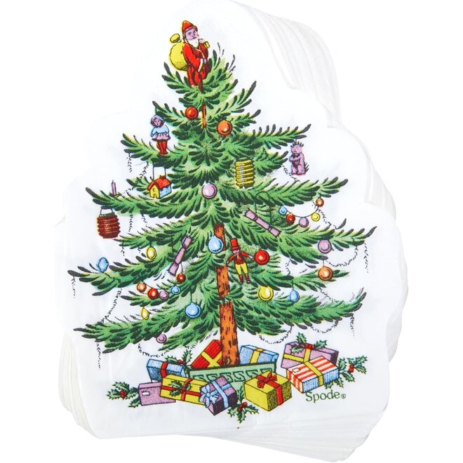 Spode Christmas Tree Die Cut Tree Napkins
