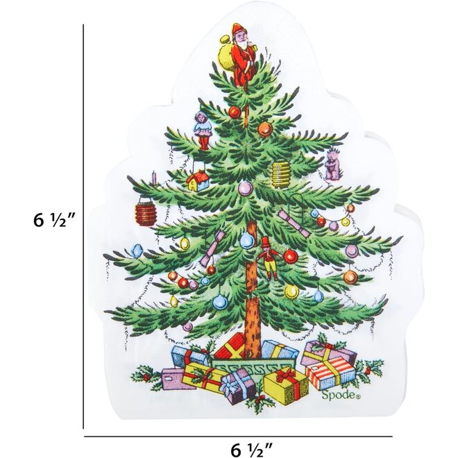 Spode Christmas Tree Die Cut Tree Napkins