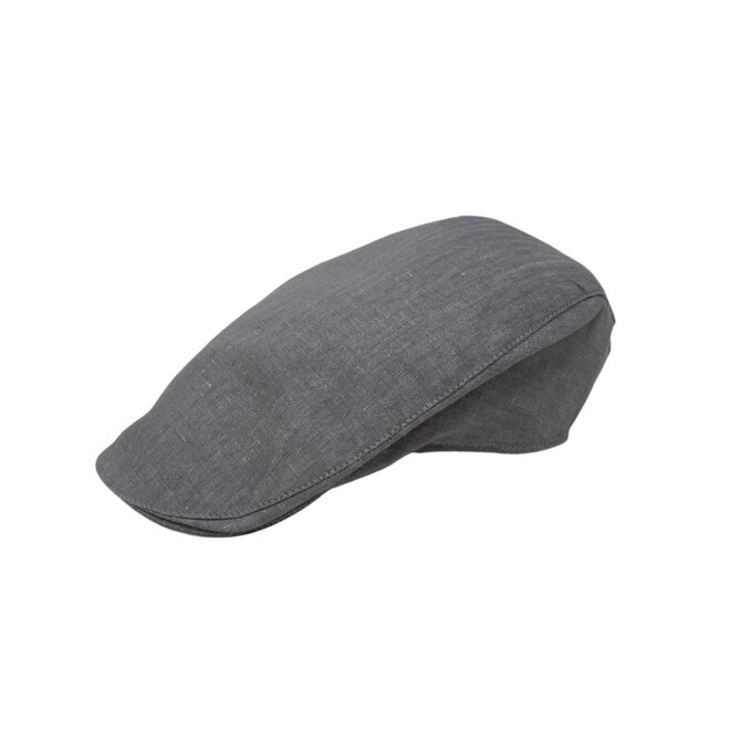 Donegal Touring Cap in Grey Linen (XL)
