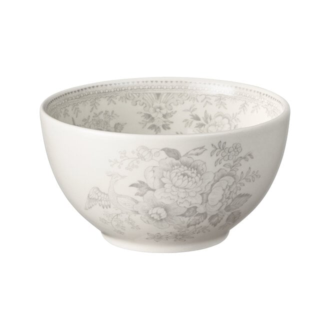 Dove Grey Asiatic Pheasants Mini Footed Bowl