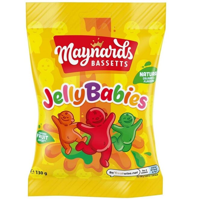 Maynards Bassetts Jelly Babies Bag 165g