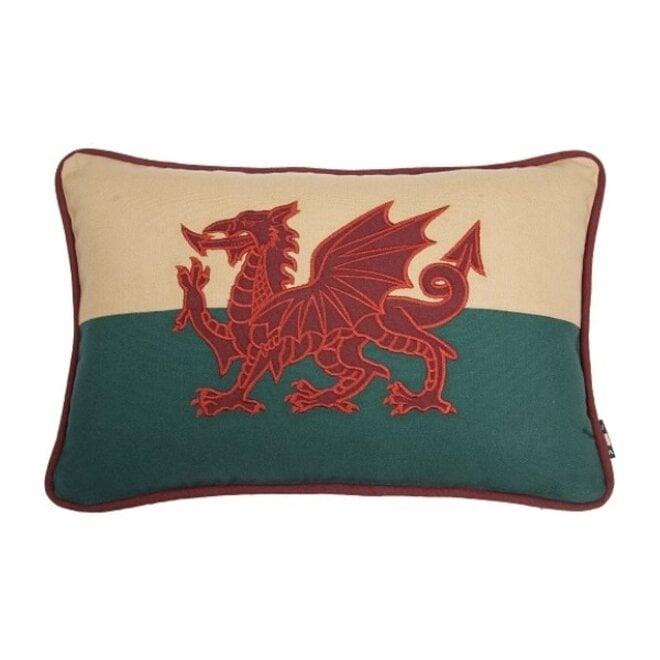 Welsh Flag 18" x 12" Pillow