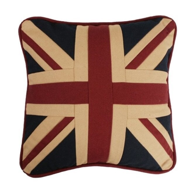 Union Jack 12" Square Small Pillow