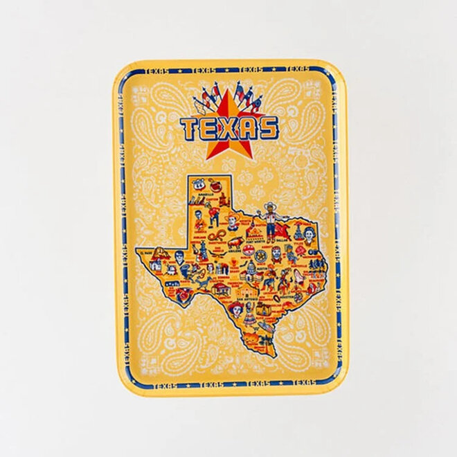 Texas Map Tray