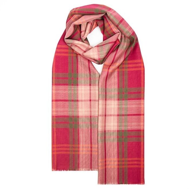 Alba Hunting Rose Extra Fine Merino Stole