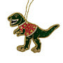 St. Nicolas T Rex in a Jumper Ornament
