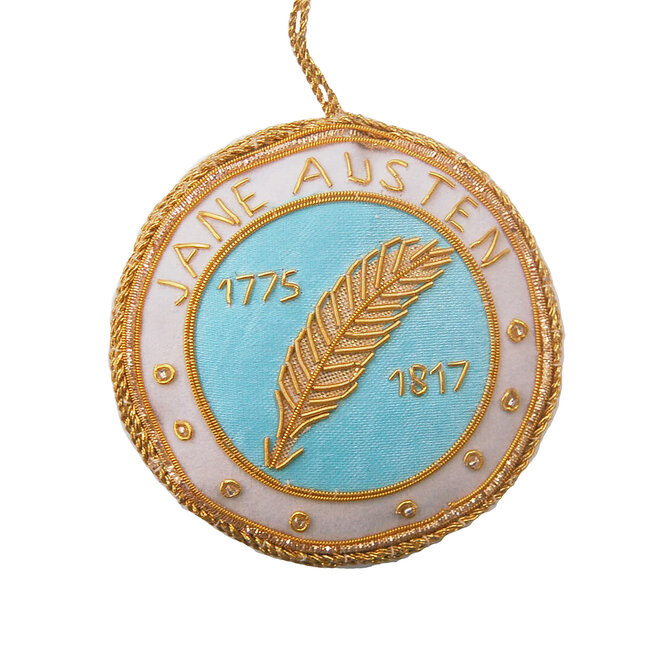 St. Nicolas Jane Austen Roundel Ornament