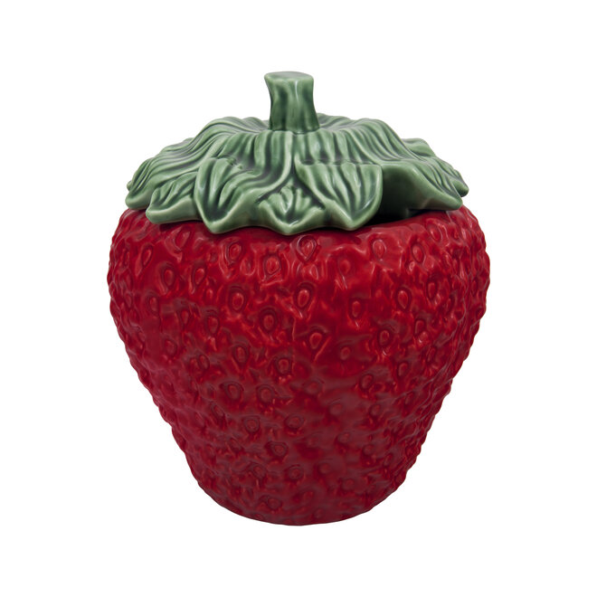 Bordallo Pinheiro Strawberry Large Jar