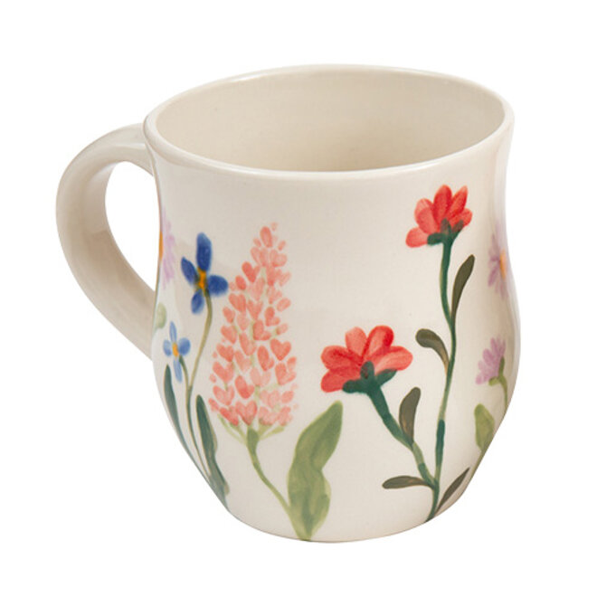 Ceramic Inspirations Wildflower Curved Mug