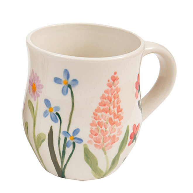 Ceramic Inspirations Wildflower Curved Mug