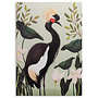 Black Crane Greeting Card