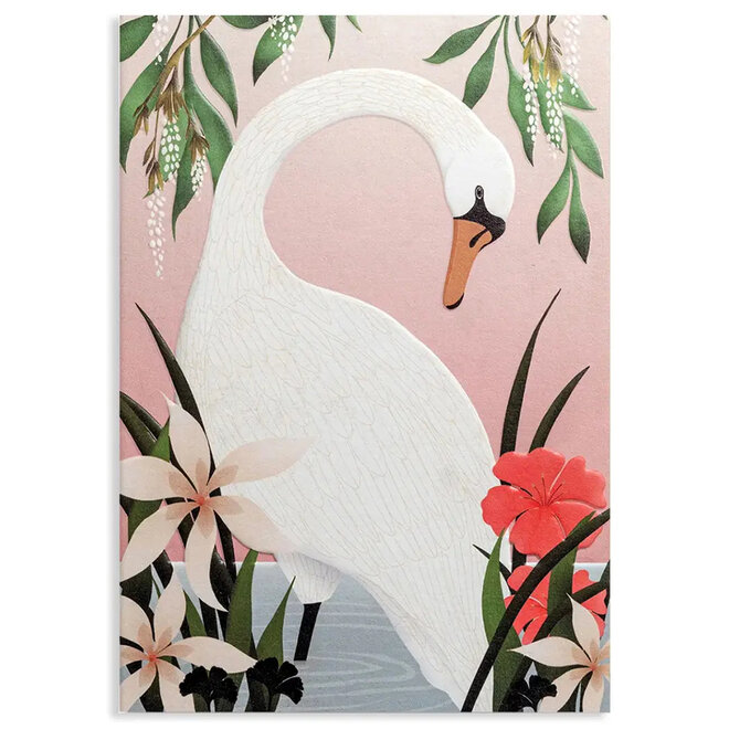 Swan Greeting Card