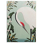 White Crane Greeting Card