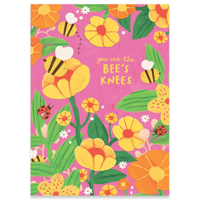 Bee's Knees Birthday Card