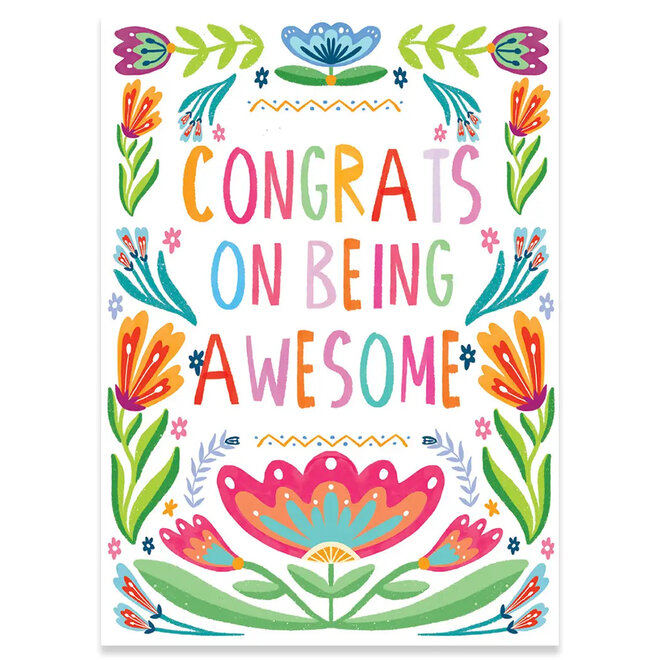 Awesome Congratulations Card