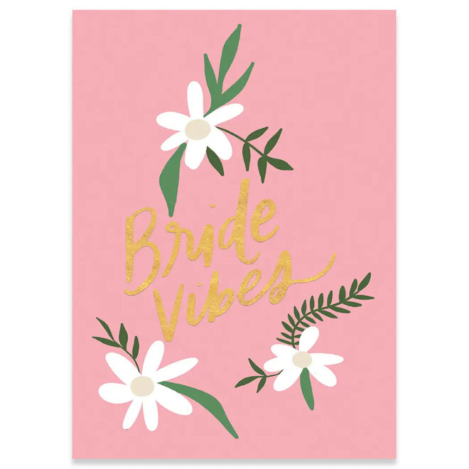 Bride Vibes Wedding Card