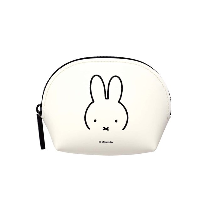 Miffy Silicone White Zipper Pouch