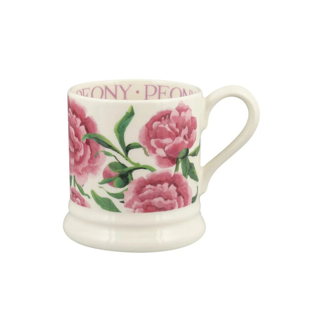 Flowers Pink Peony 1/2 Pint Mug