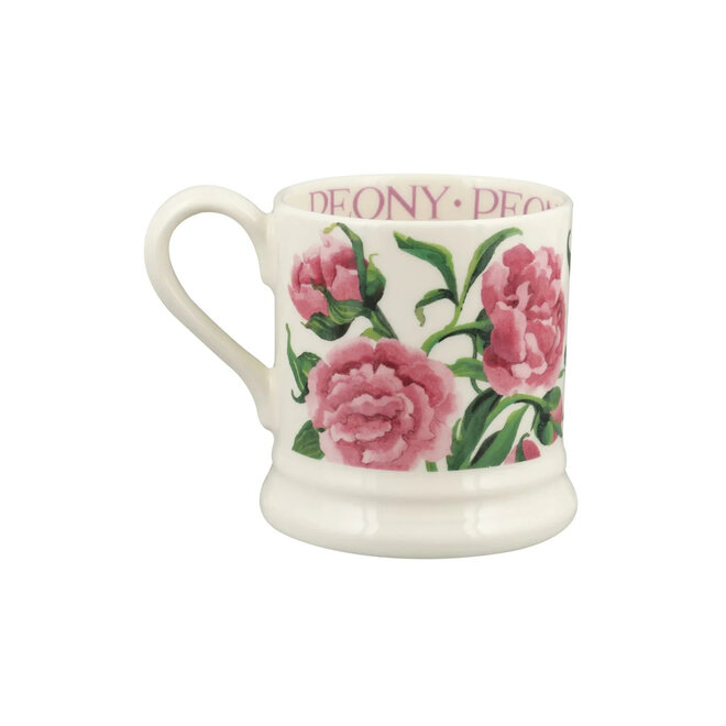 Flowers Pink Peony 1/2 Pint Mug