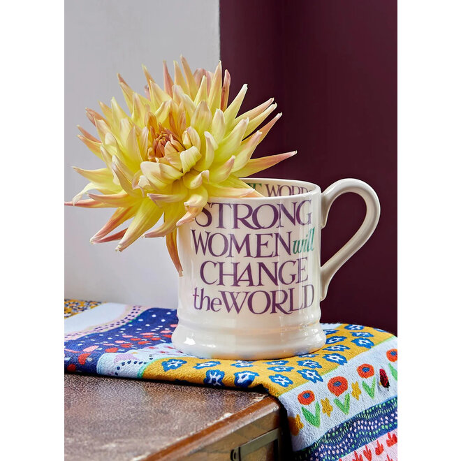 Purple Toast Change Our World 1/2 Pint Mug