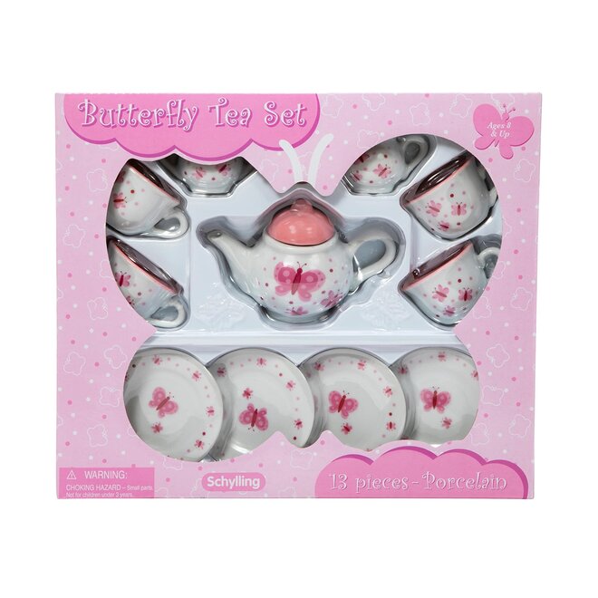 Butterfly Boxed Tea Set