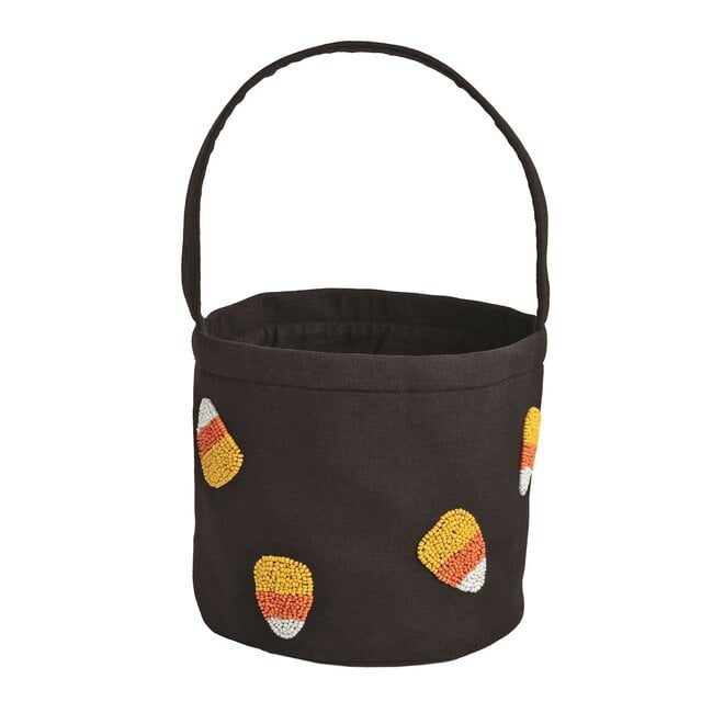 Candy Beaded Halloween Bucket