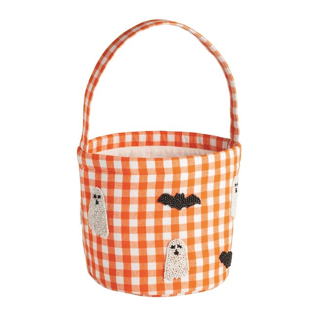 Ghost Beaded Halloween Bucket