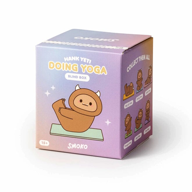 Hank Yeti Doing Yoga Figure Blind Box