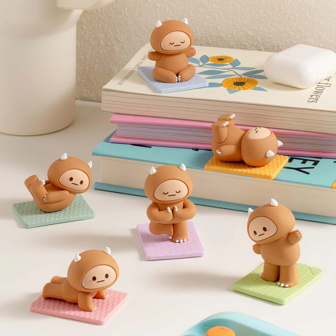 Hank Yeti Doing Yoga Figure Blind Box