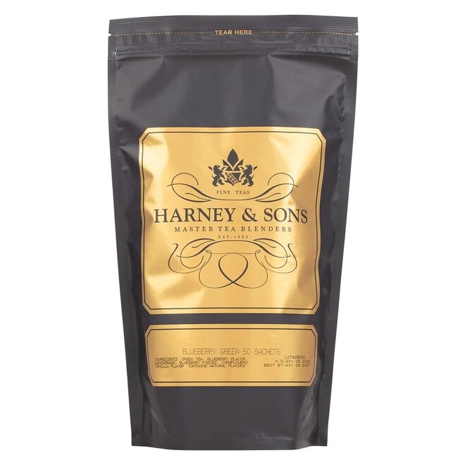Harney & Sons Blueberry Green 50s