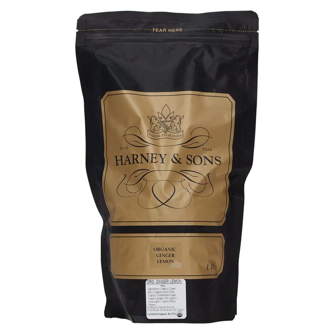 Harney & Sons Organic Ginger Lemon Herbal 1 lb Bag